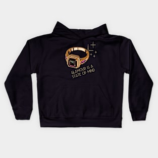 Glamour is a state of mind Kids Hoodie